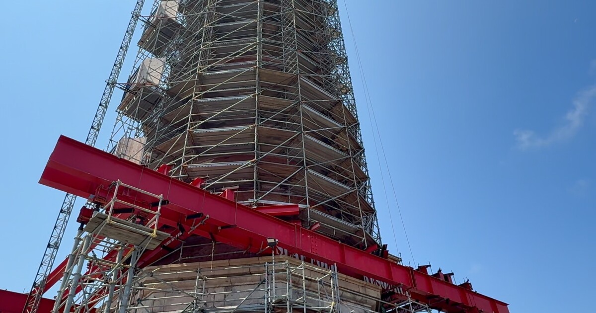 Cape Hatteras Lighthouse repairs expand after cracks found in brackets