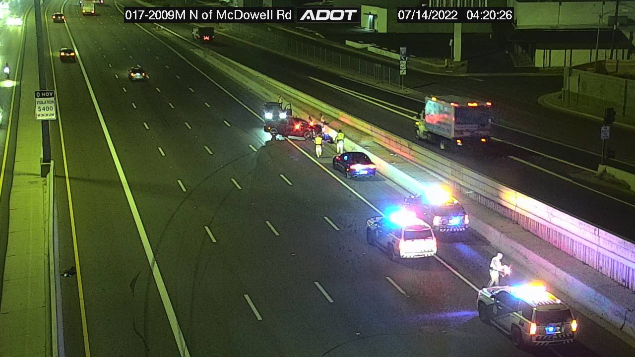 Trooper hit by vehicle along I17 near McDowell Road