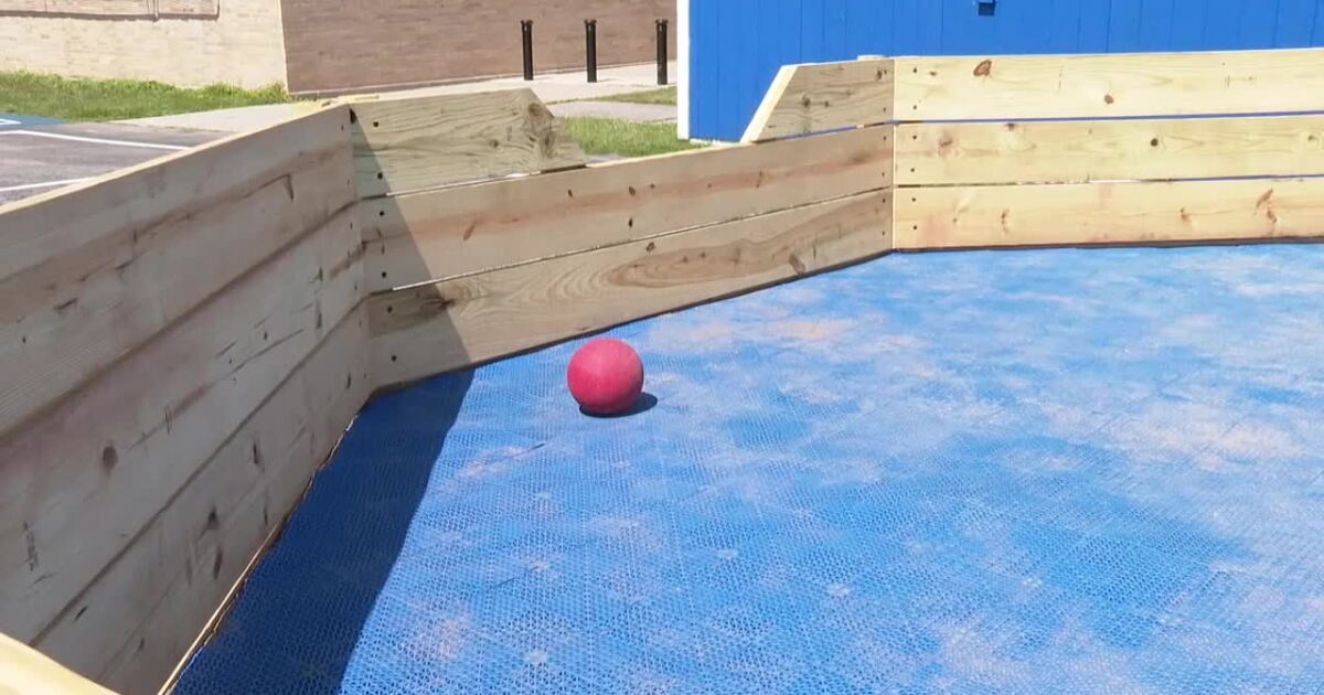 Williamsville student builds 'Gaga Ball' court at former middle school for Eagle Scout Project
