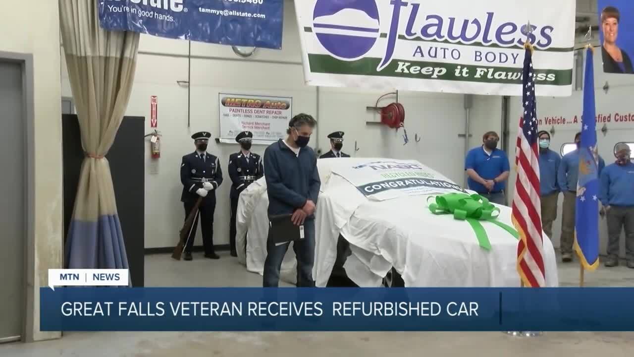 Military veteran in Great Falls gets a new car