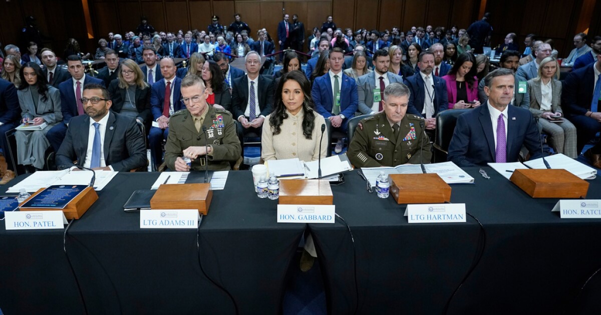 Gabbard grilled on Iran war, Fulton County presence at Senate hearing