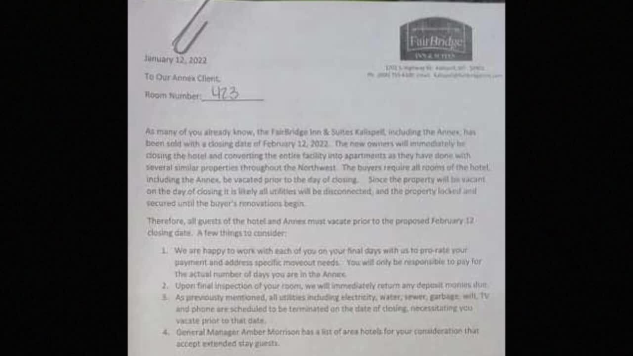 Fairfield Inn Letter