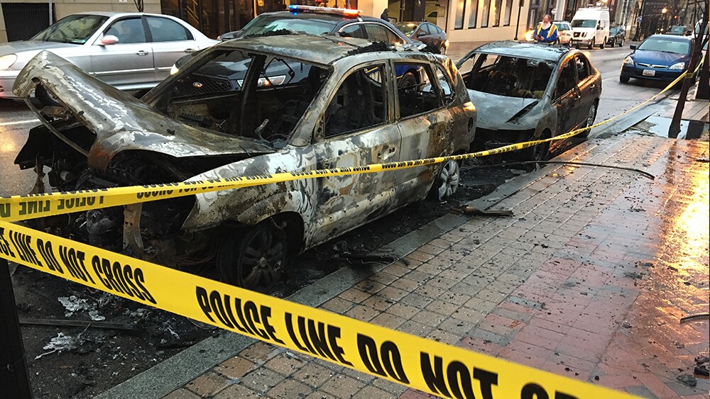 PHOTOS 10+ cars set on fire in Mount Vernon
