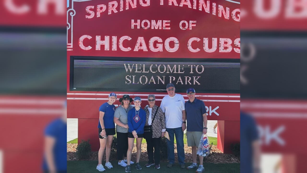 Egge with family in Arizona