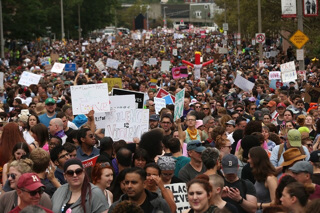 Photos: Boston, other cities hold marches after Charlottesville violence