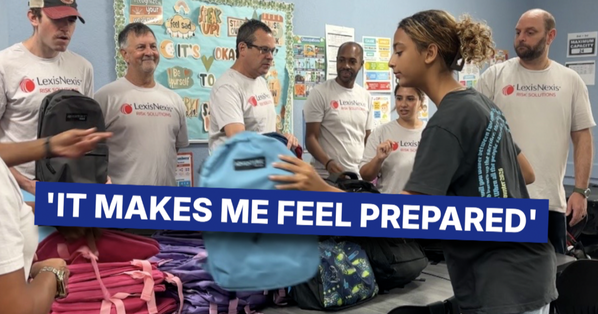 Boys and Girls Club of Palm Beach County distributes backpacks to students ahead of new school year