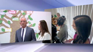 Health & Human Services (HHS) Secretary Robert F. Kennedy Jr. took questions from Tampa Bay 28 anchor Lauren St. Germain during an Aug. 26, 2026, visit to Tampa about a Florida Department of Health proposal to no longer require certain vaccines for Pre-K-12th grade students.