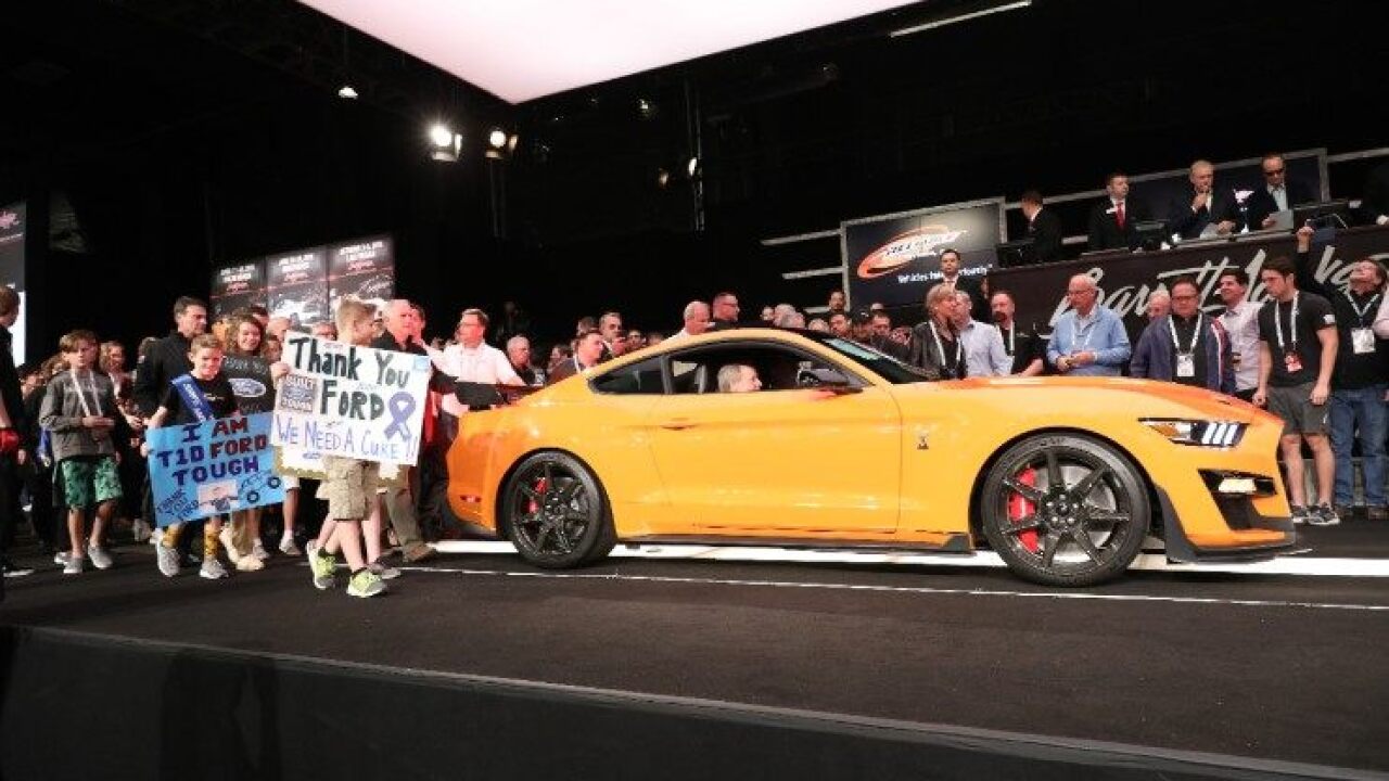 First 2020 Mustang Shelby Gt500 Sells For 1 1m At Auction