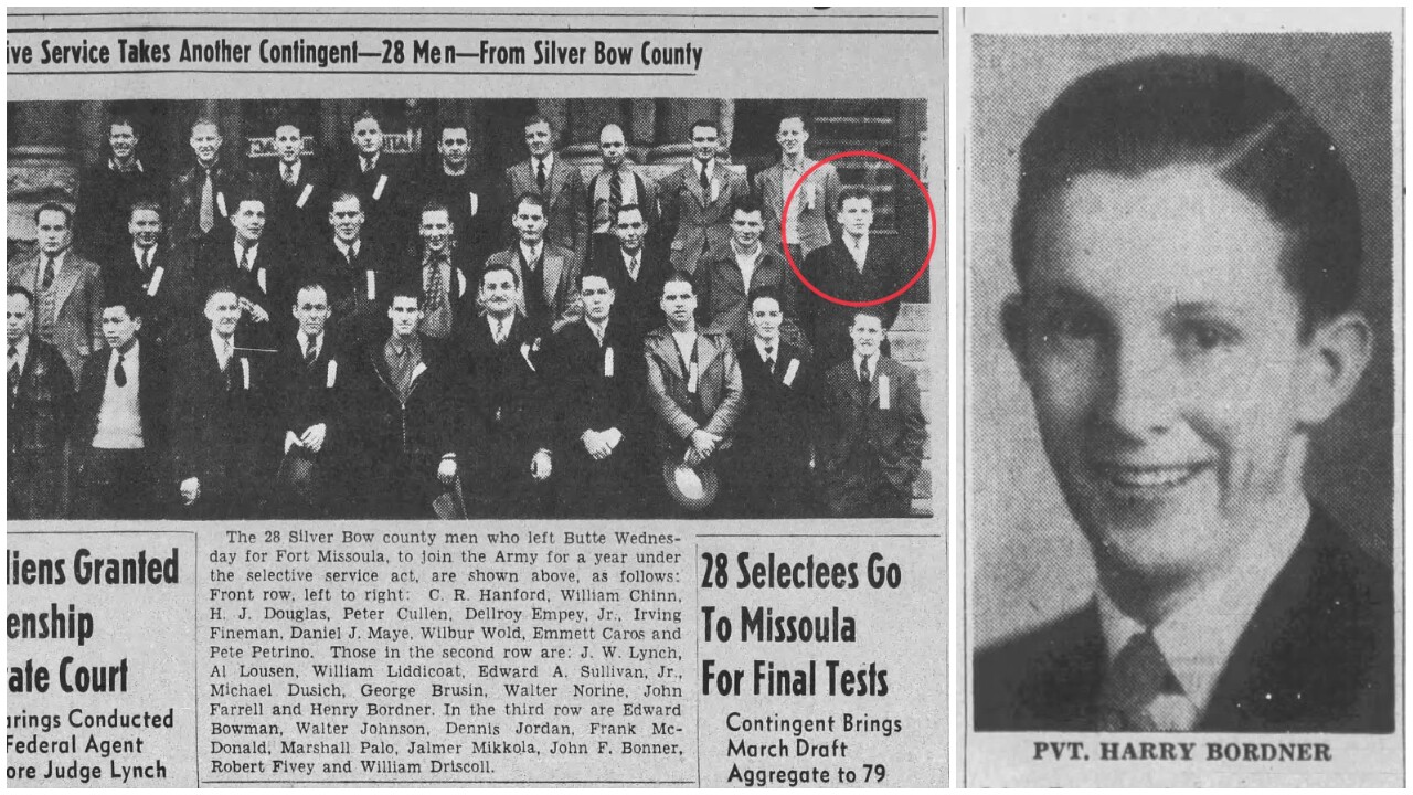 U.S. Army Pvt. Henry D. Bordner of Butte