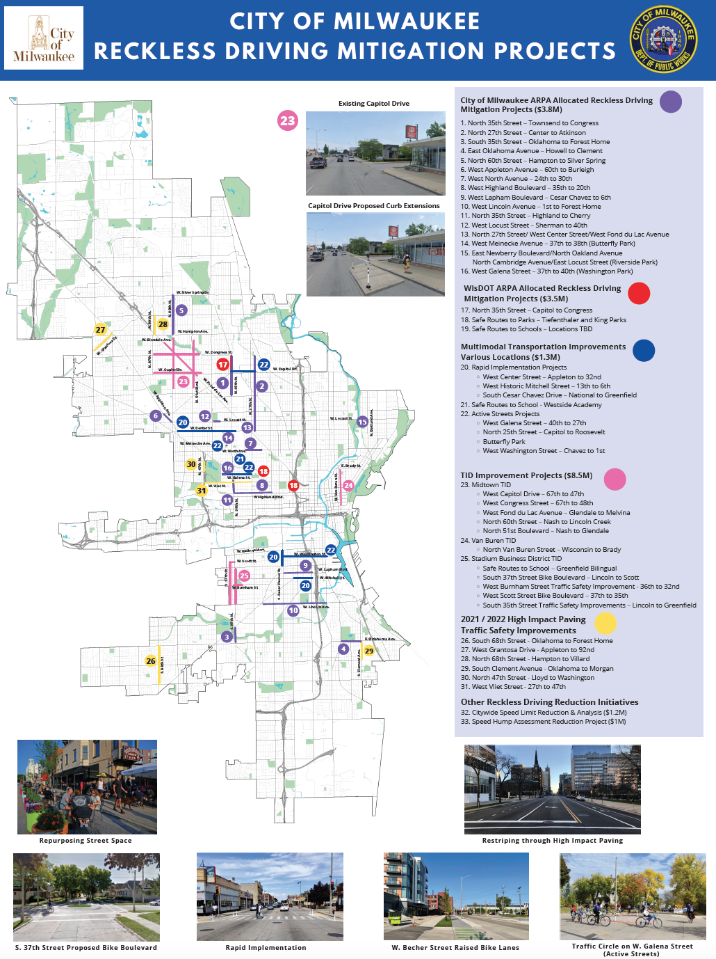DPW Reckless Driving Mitigation Projects