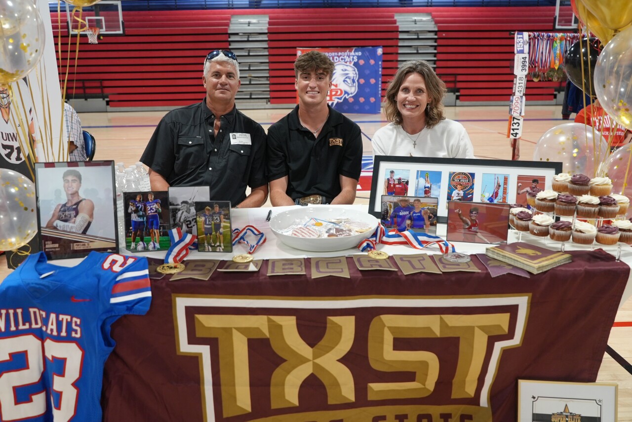 Ryder Harrison signs to Texas State track and field