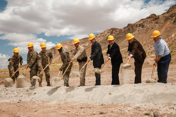 Nevada Army National Guard Firing Range groundbreaking