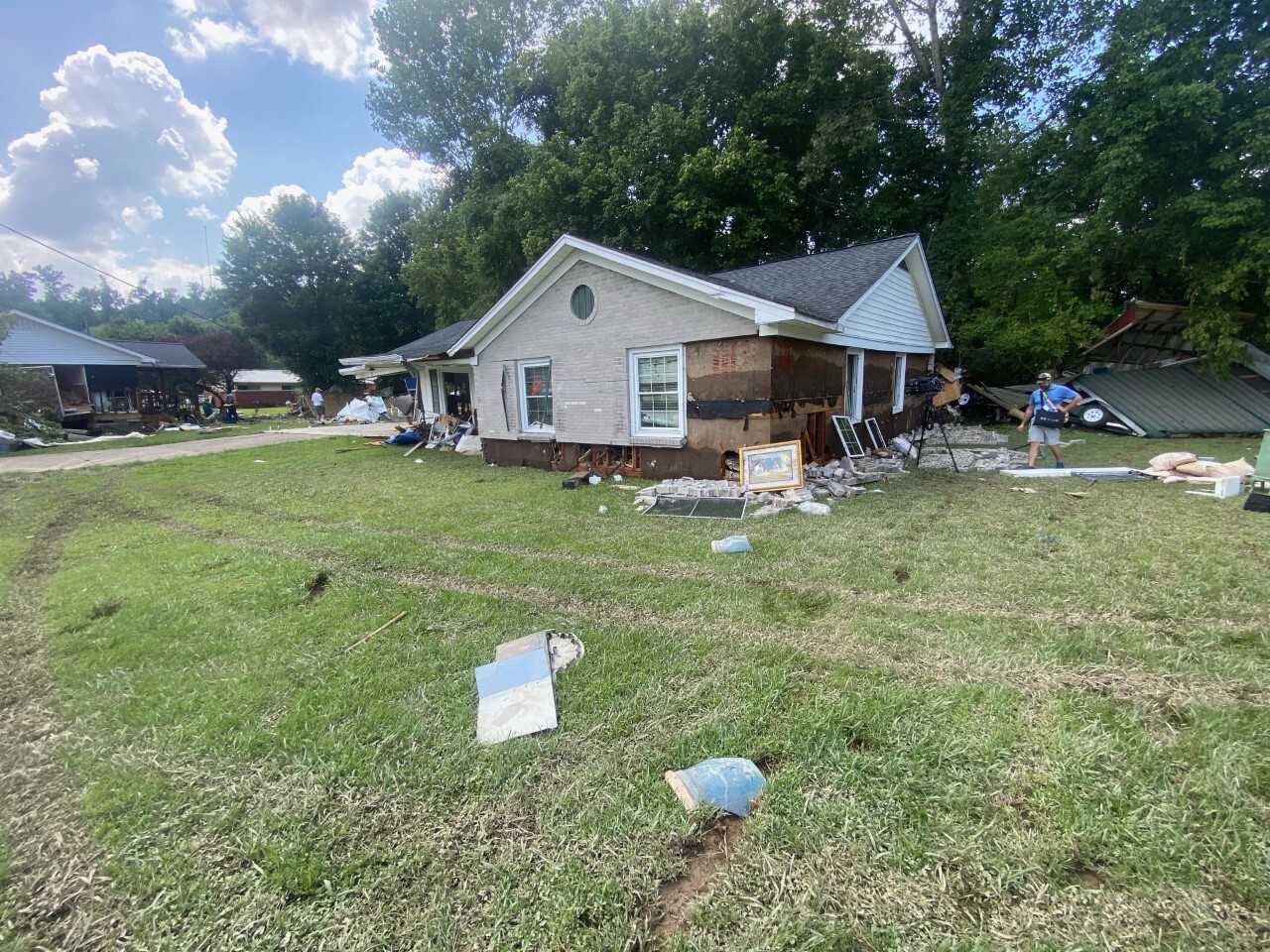waverly house floated away