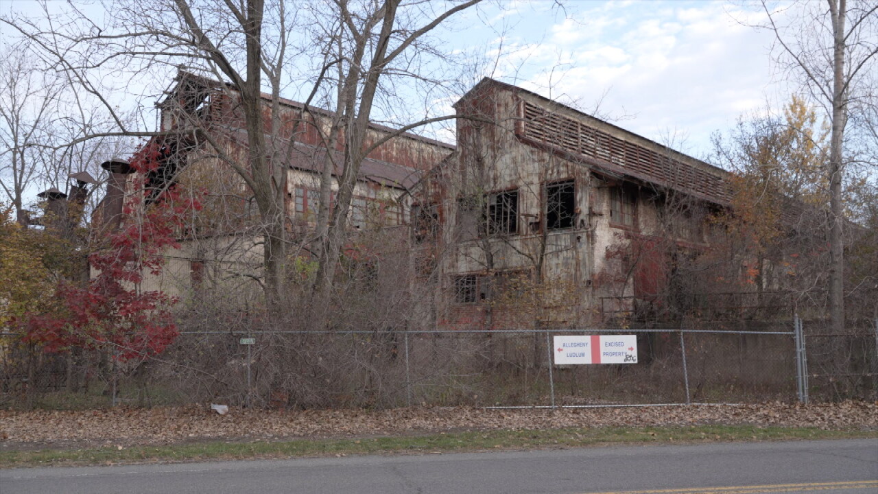 former Simonds Steel mill in Lockport