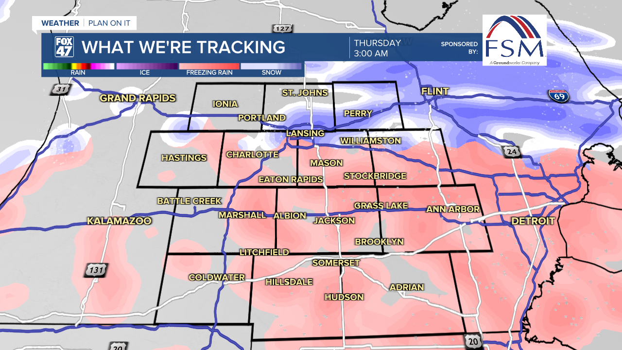Wintry Mix Arriving in our Neighborhoods Wednesday Night