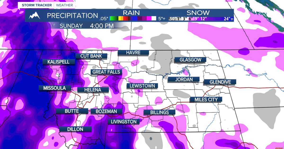 Total snow over the next 10 days