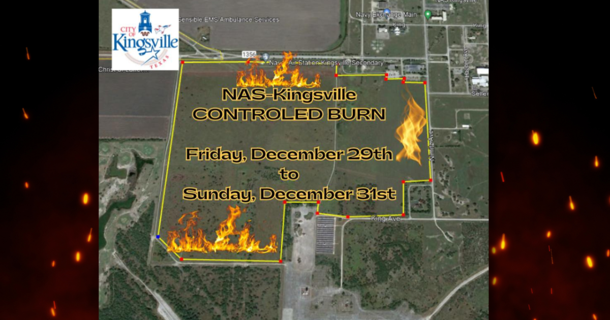 NAS Kingsville regulating controlled burn Dec. 29 through Dec. 31 - Vimarsana News