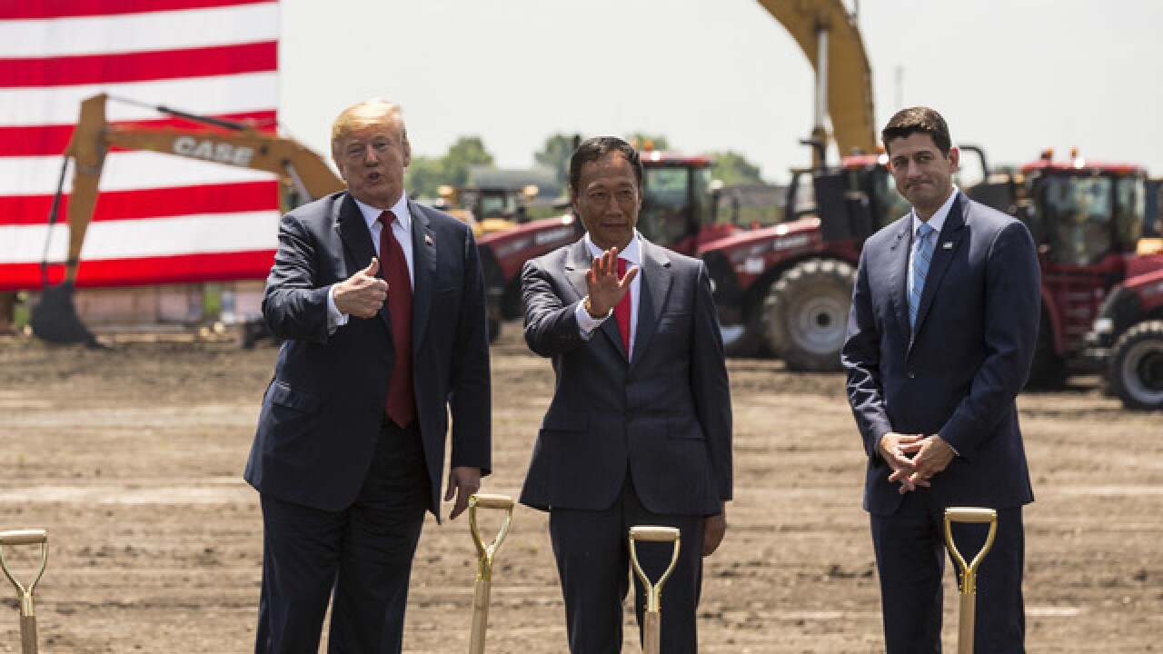 Foxconn breaks ground in Mount Pleasant