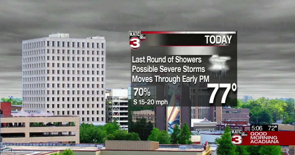 A final round of severe weather on Thursday