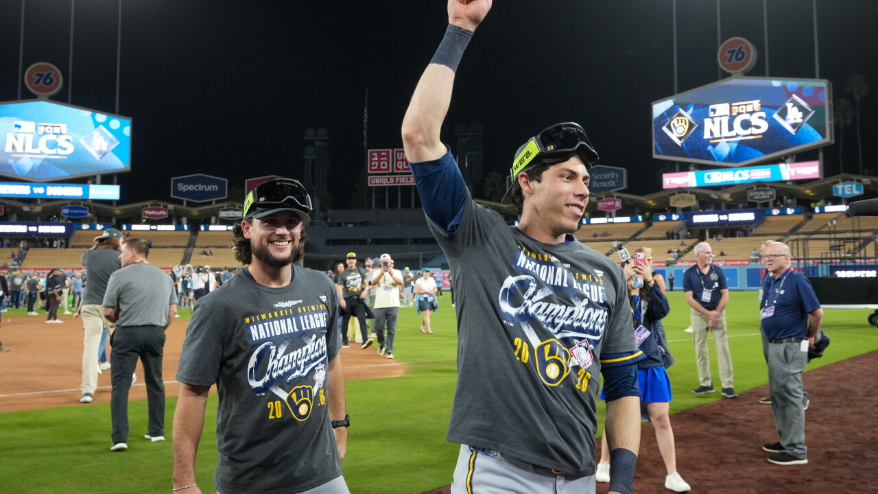 NLCS Brewers Dodgers Baseball