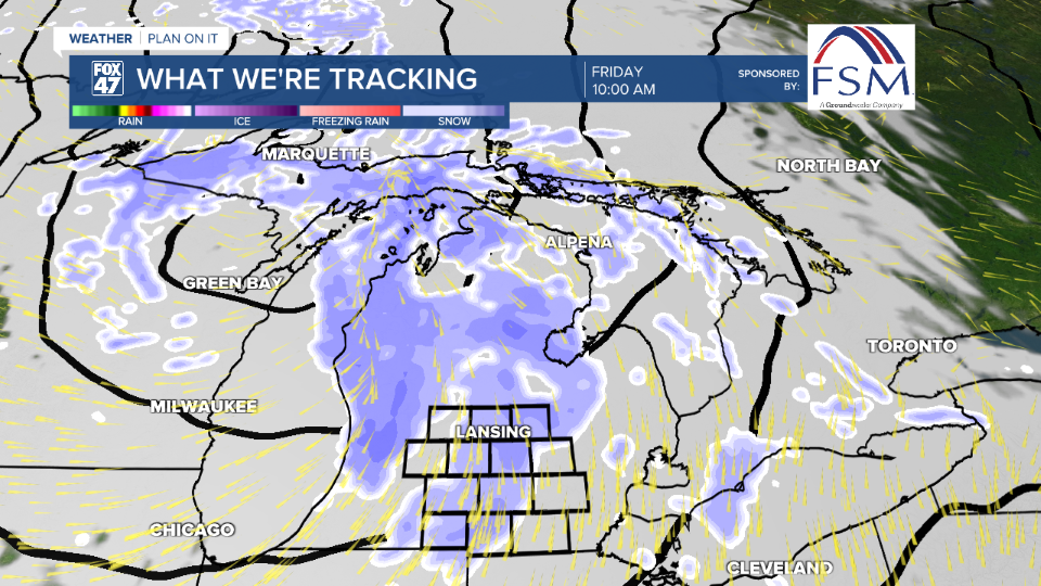 Snowfall arrives late overnight Thursday into Friday morning with impacts to the commute possible