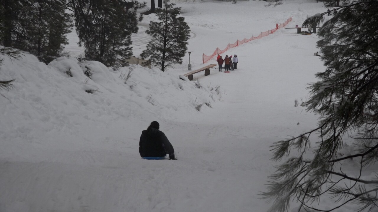 The big hill at Steamboat Gulch