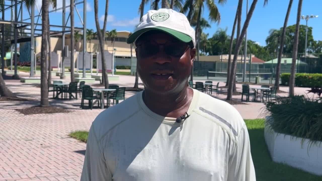 Delray Beach resident and tennis enthusiast Claudel Robert is proud that Coco Gauff lives in his city.