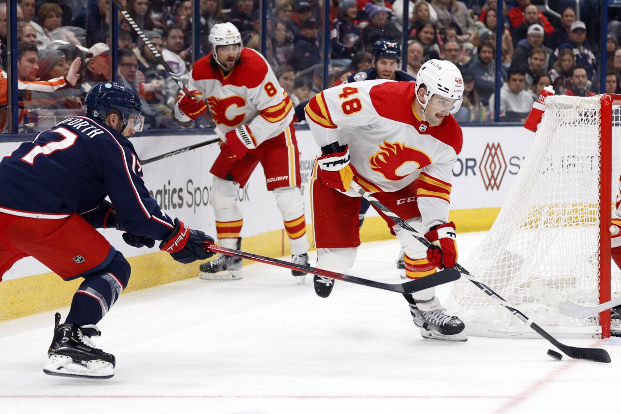 Flames Blue Jackets Hockey