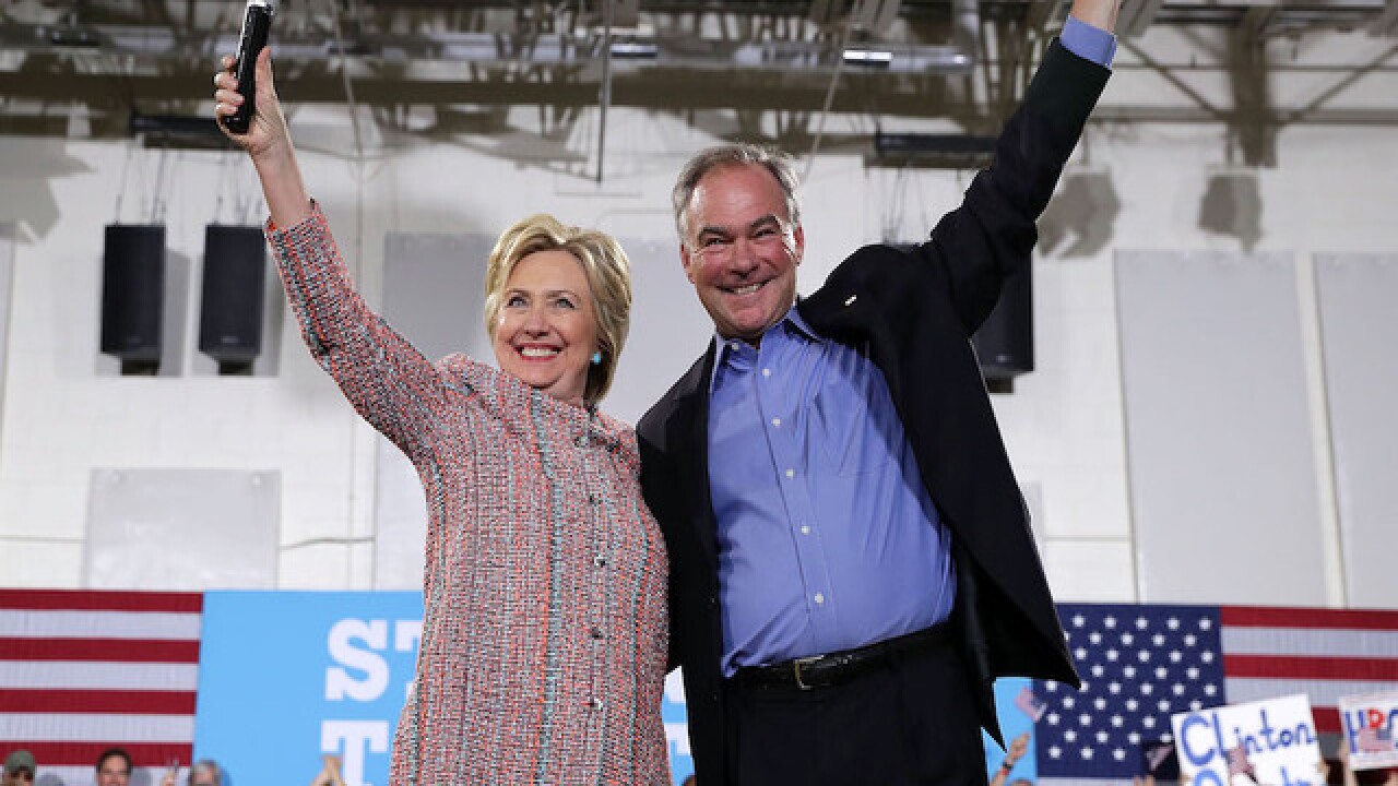Tim Kaine announced as Clinton's VP pick