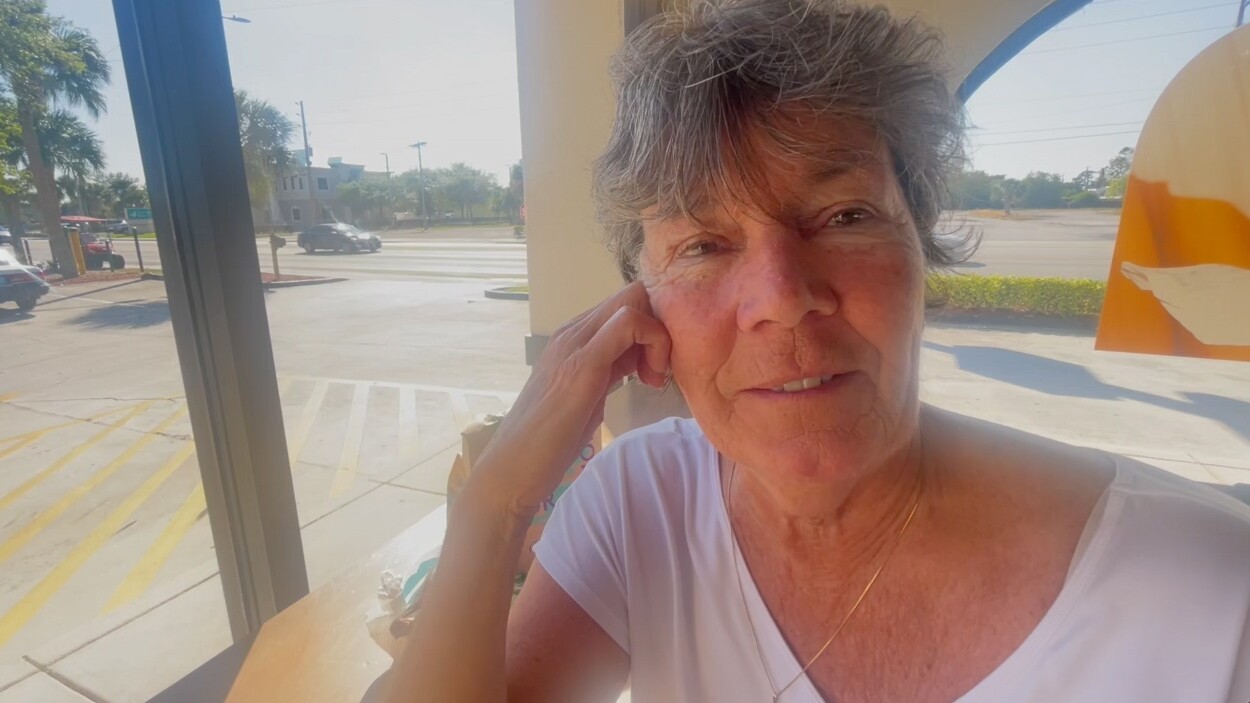 Margaret Fairchild of Fort Pierce says she supports the project at Fisherman's Wharf.