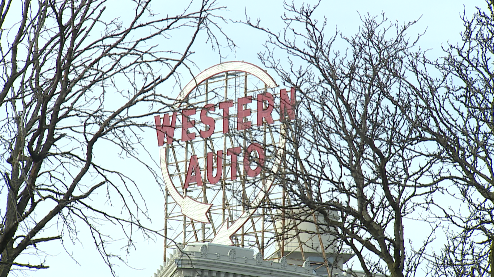 Western Auto Sign