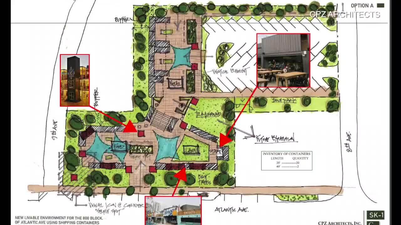 800 block of Atlantic Avenue sketch 1