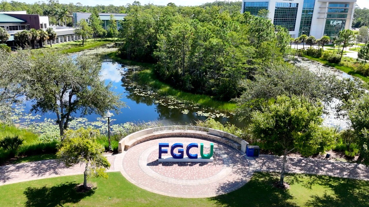 FGCU sign on campus