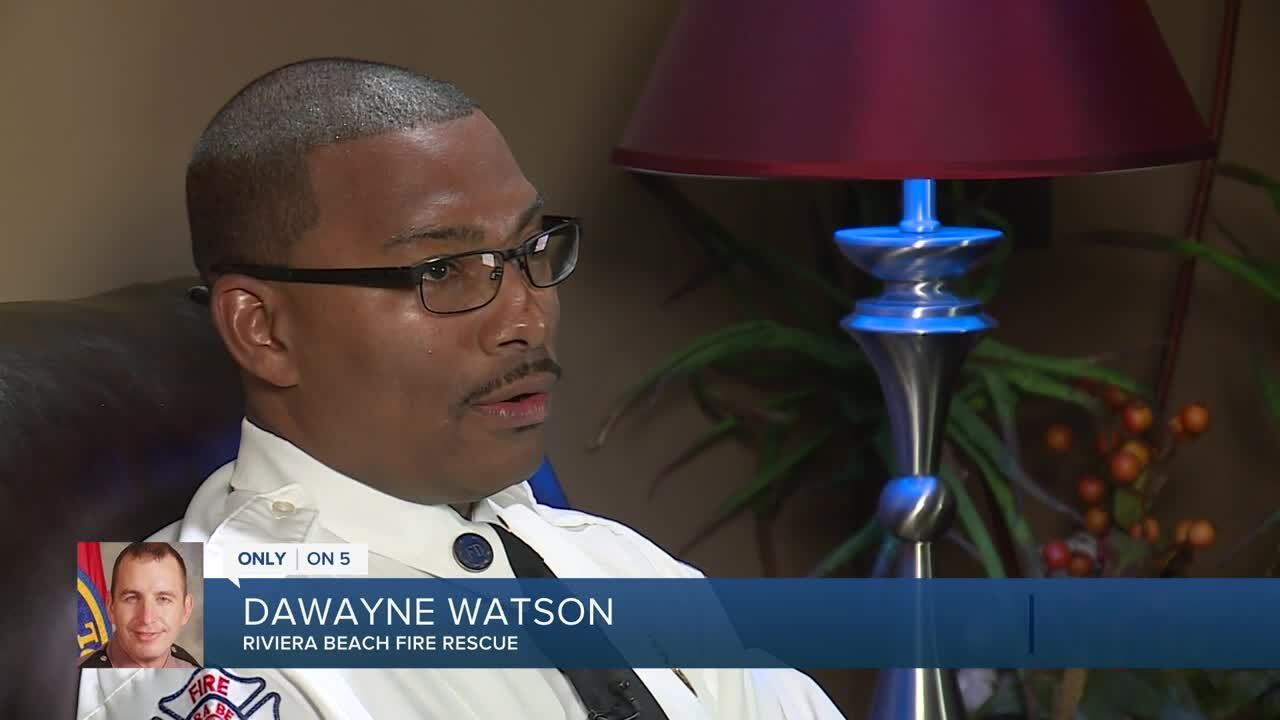 DaWayne Watson, Master Public Information Officer for Riviera Beach Fire Rescue, said he was driving home Feb. 5, 2020, on I-95 north when he stopped and tried to save Florida Highway Patrol Trooper Joseph Bullock shortly after the trooper was shot and killed.