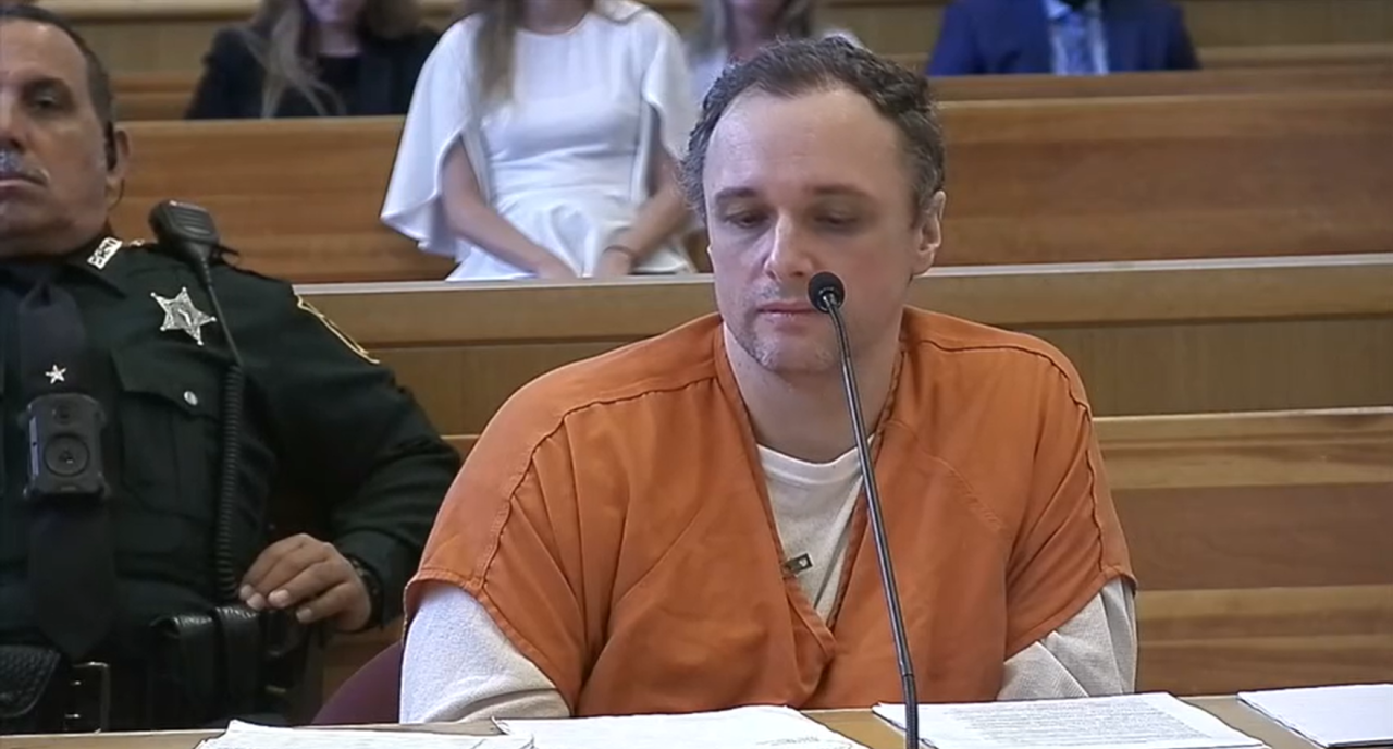 Kosowski in the courtroom during his trial