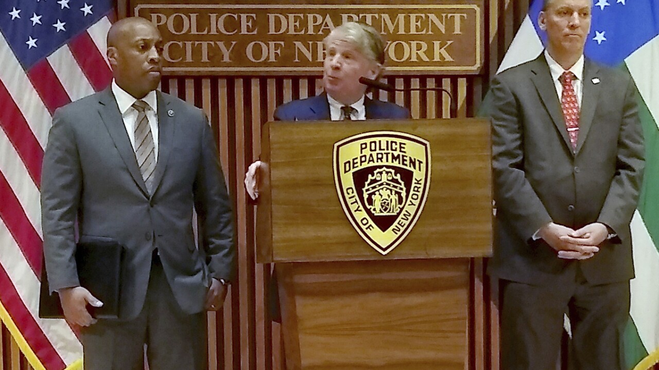 Rodney Harrison, Cyrus Vance, Jr., Dermot Shea