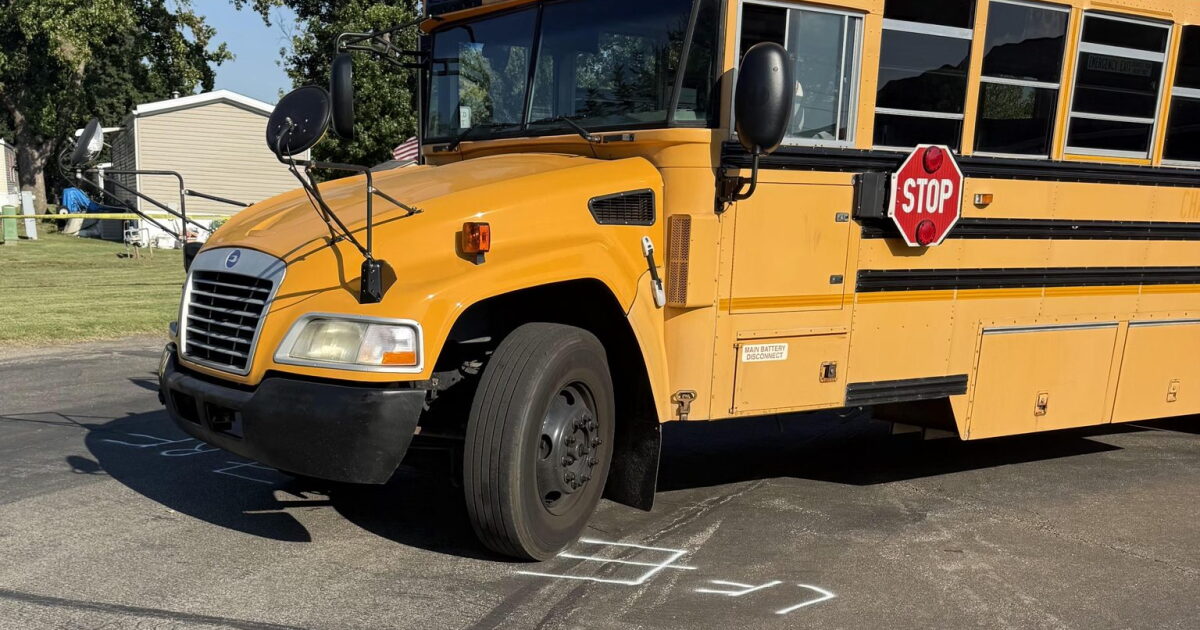 School bus strikes child at mobile home park near Evansville