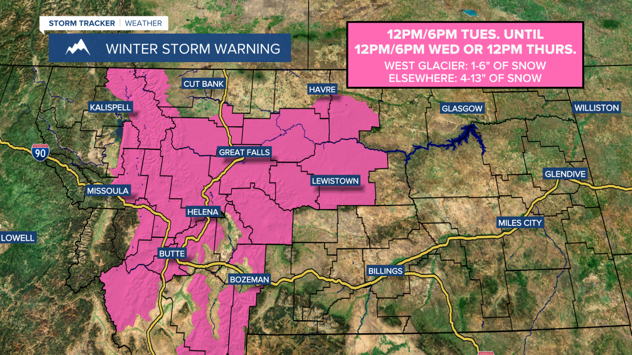 Snow and cold all week long