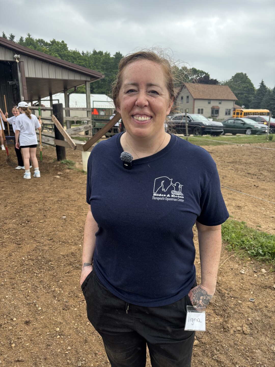 Virginia Zianego is Rides and Reins Therapeutic Equestrian Center's executive director