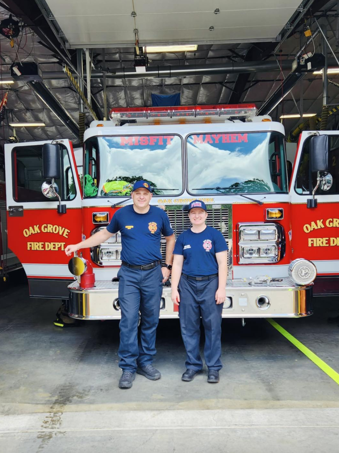 ‘Big step forward for Oak Grove’: Department hires first full-time firefighters
