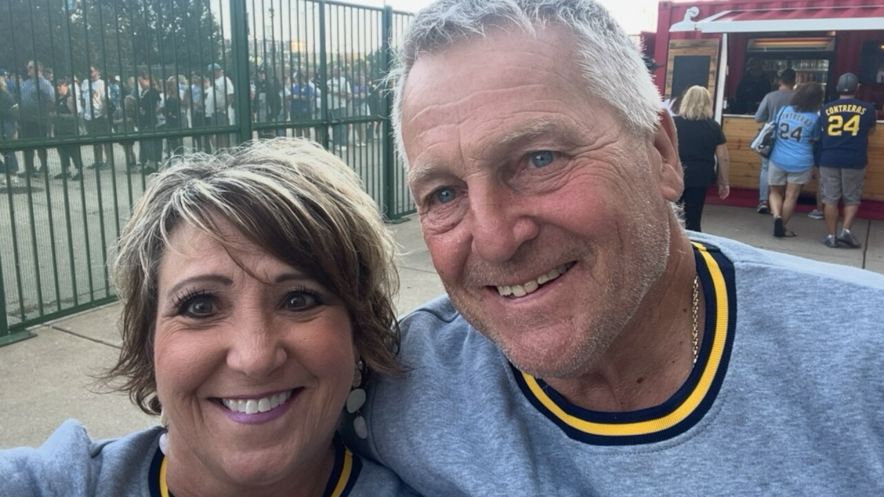 Cheryl Bergemann and her husband, Rocky.