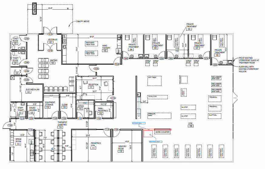 Sparrow Hospital proposed layout