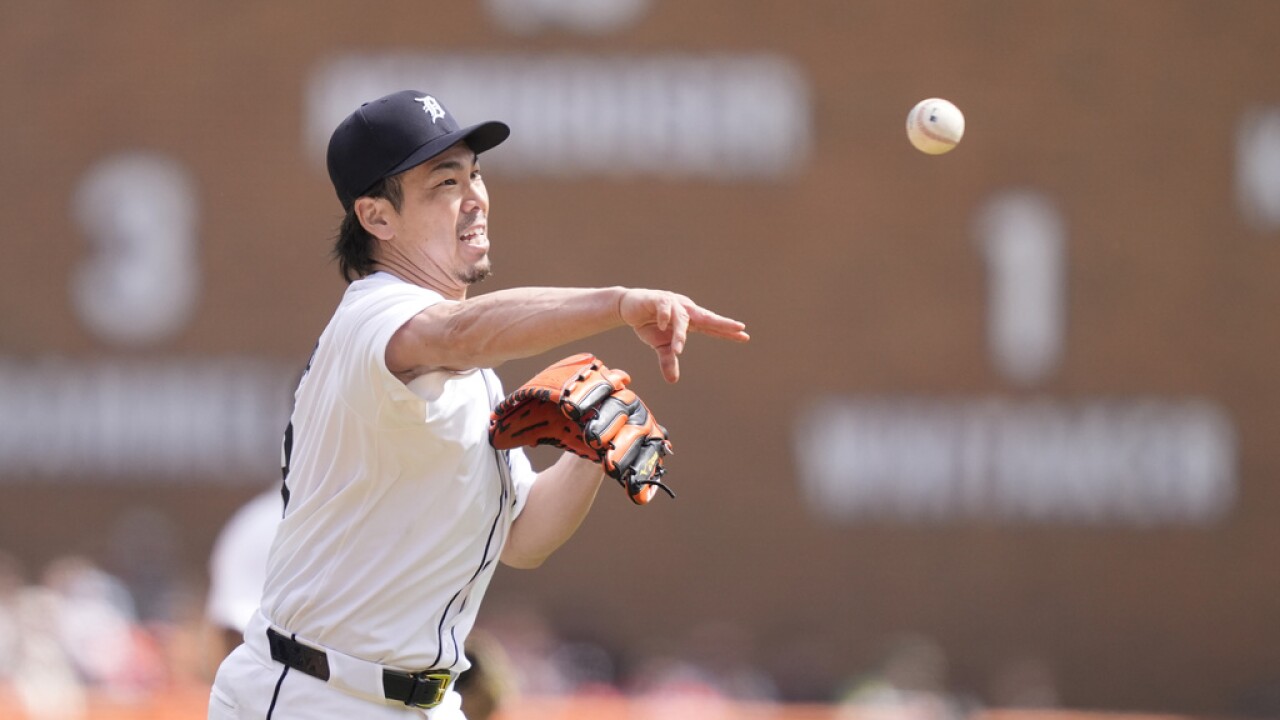 Athletics Tigers Baseball Kenta Maeda