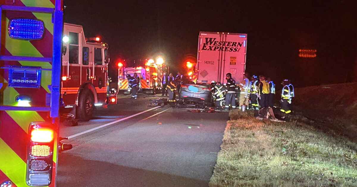 Man dies, woman seriously injured following crash on I-64 in NN