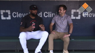 News 5's Mason Horodyski sits down with Cleveland Guardians Outfielder Jo Adell for Rounding the Bases