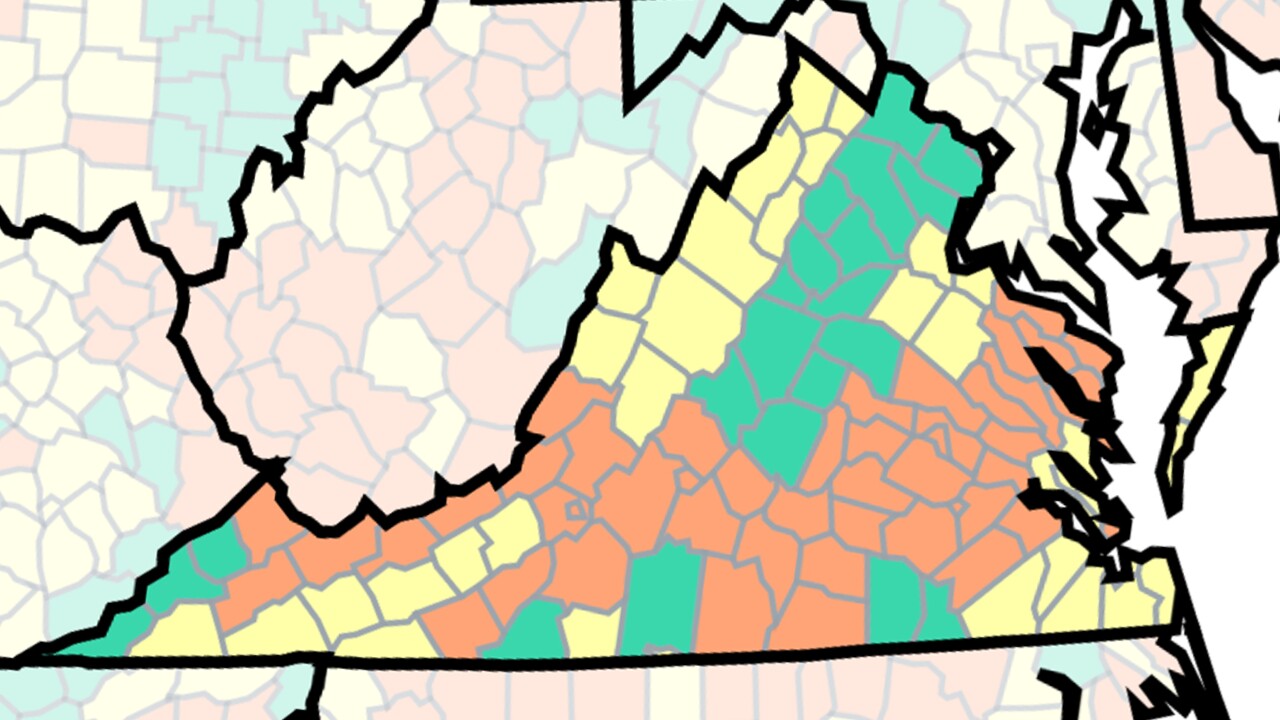 COVID-19 Community Levels calculated on Jan. 5, 2023.