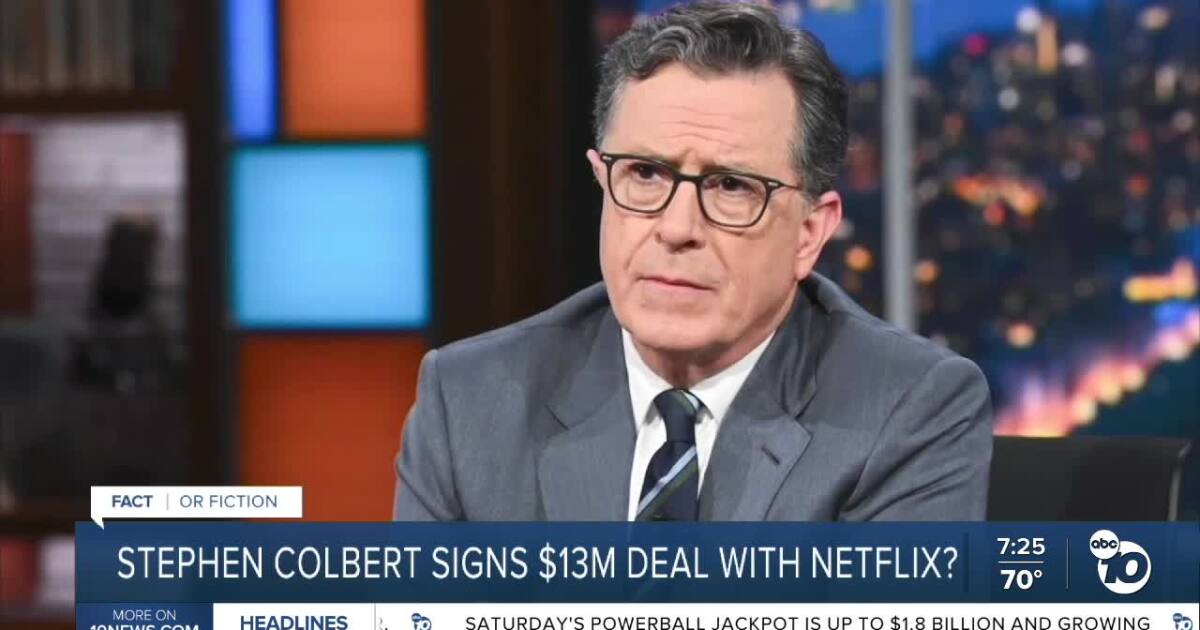 Fact or Fiction: Stephen Colbert inks major deal with Netflix?