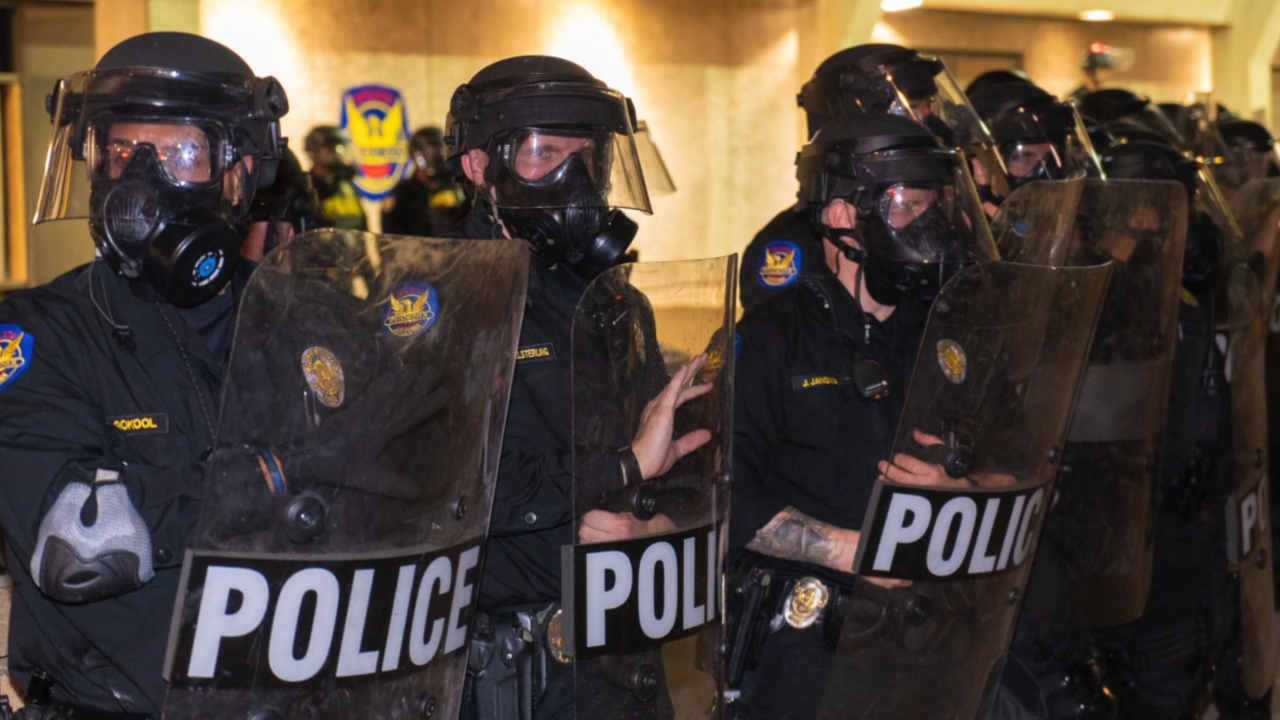 Phoenix police at protests