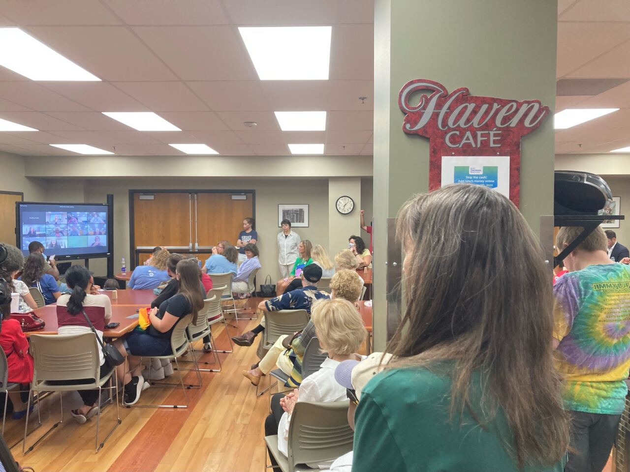 TPS board meeting overflow