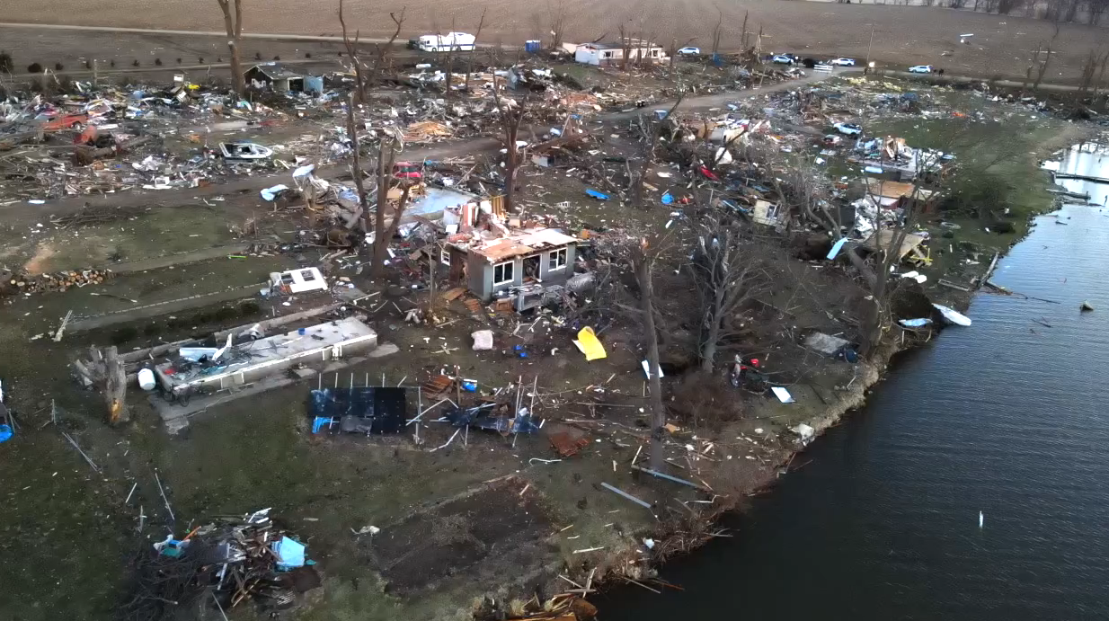 Exclusive bodycam video shows harrowing moments after deadly EF-3 tornado in Union City